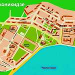 Карта города Орджоникидзе