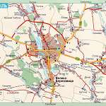 Карта города Тернополь