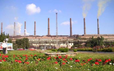 Завод в городе Алчевск (Категория фото: Города)