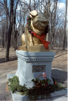 Памятник свинке в г. Ромны (Категория фото: Города)