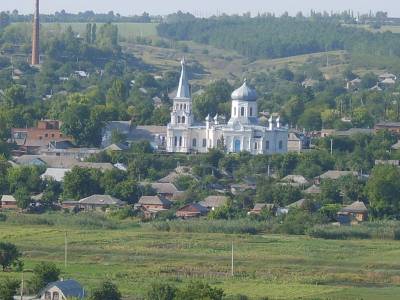 Церковь в городе Ананьев (Категория фото: Города)