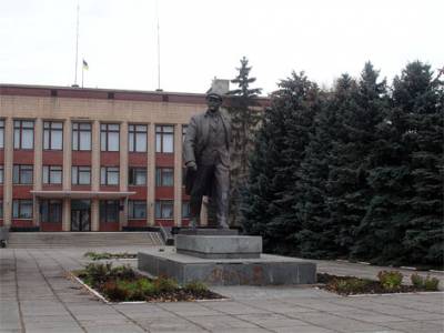 В.И. Ленин в г. Красноград (Категория фото: Города)