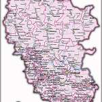 Карта Луганской области