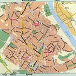 Карта города Хотин