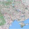 Карта автомобільних доріг міст України (Карты)